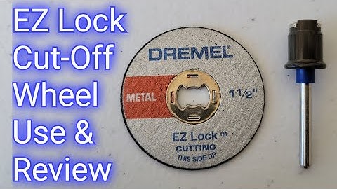 Dremel EZ Lock Cut Off Wheel (EZ456) - How To Use And Review