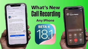 iOS 18.1 Beta 4 - Top New Features & New Changes - Call Recording Now On any iPhone