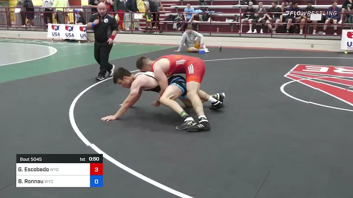77 Kg Round Of 16 - Guillermo Escobedo, Wyoming Wr...