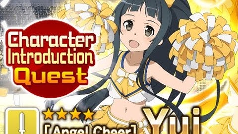 SAO Memory Defrag - Character Introduction Quest - Angel Cheer Yui