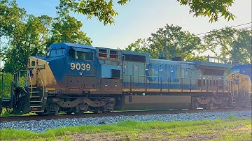 CSX L738-14 with CSXT ES40DC 5349 leading with a Sick/Weak NF K5HL 2PC on 07/14/2025