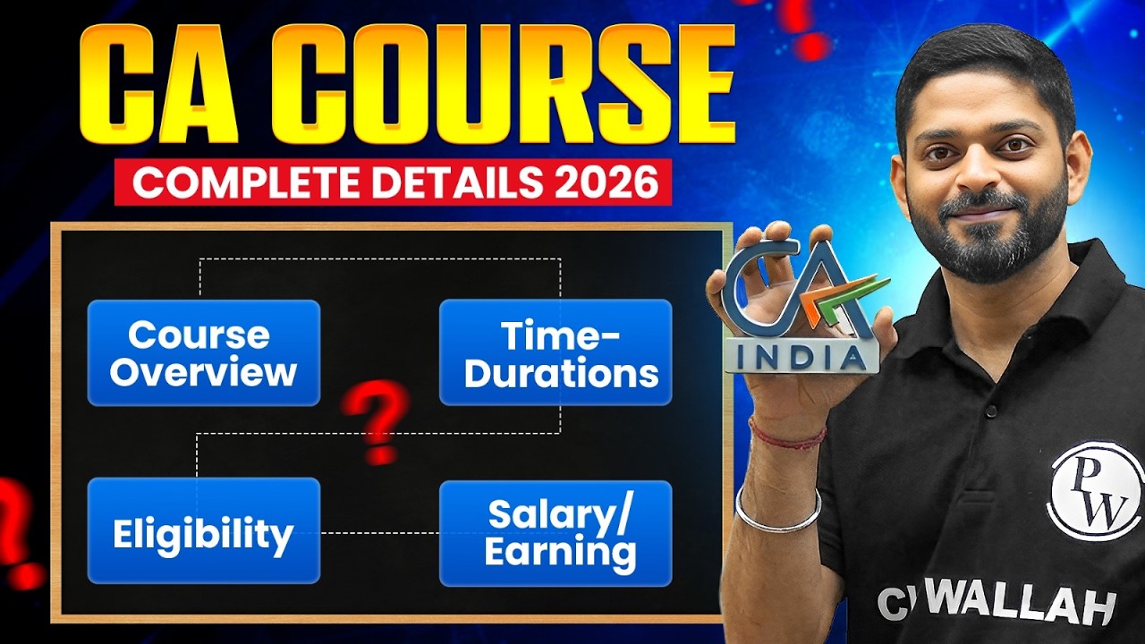 CA Course 2026 Complete Details @cawallahbypw | Eligibility, Fees ...