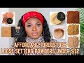 TOP 5 AFFORDABLE SETTING POWDER FOR WOMEN OF COLOR | UNDER $12