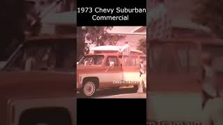 1973 Chevy Suburban Commercial #chevy #suburban #retro #vintage #commercial #publicité