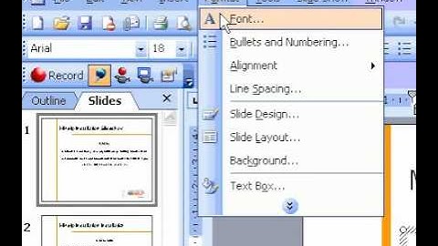 Microsoft Office PowerPoint 2003 Add or remove an embossed effect from text