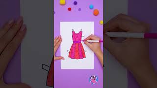 Seamos astutos y demos vida a un hermoso vestido de papel #DIY #magia