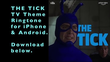 The Tick TV Theme Ringtone for iPhone & Android #SaveTheTick