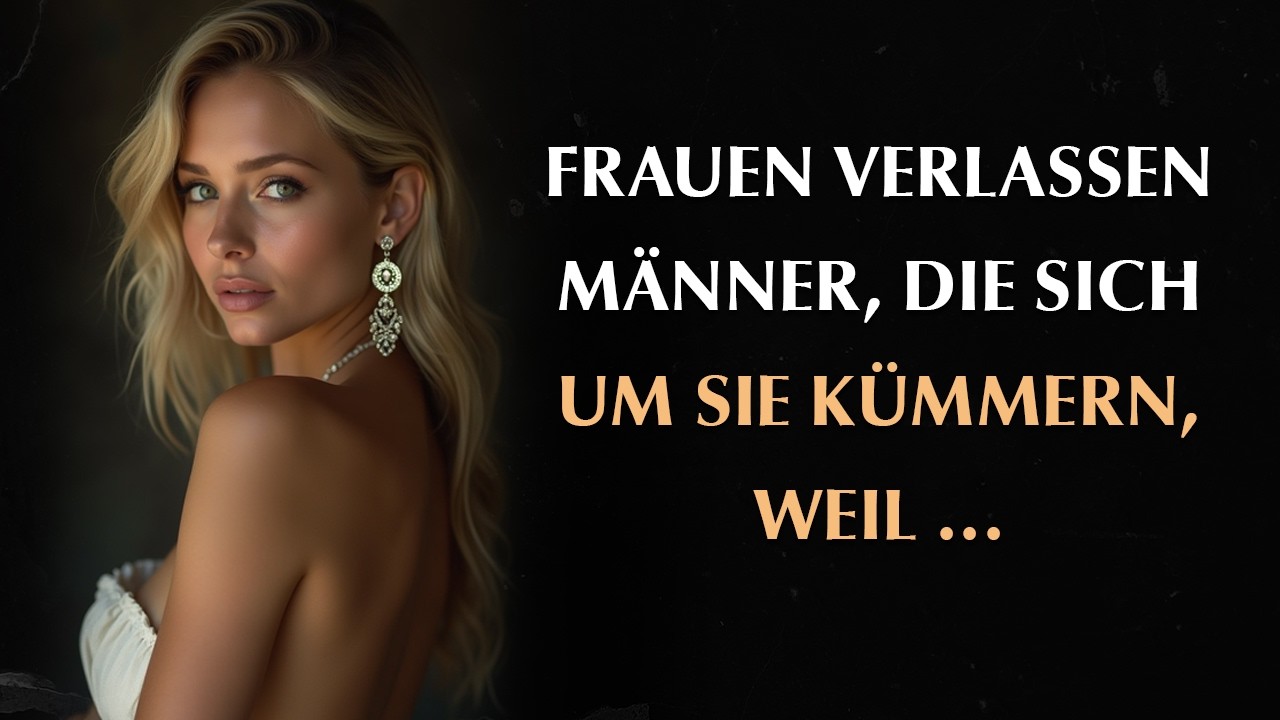 Warum Frauen alle Männer verlassen, die sich um sie kümmern | Stoizismus