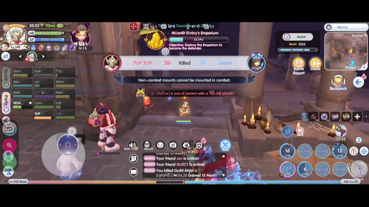 154 [ROX SEA] Gunslinger GVG Gameplay EMP DMG 19000