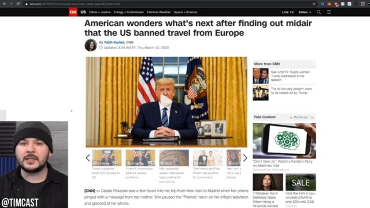 Trump Shuts Down Travel From Europe, Its Time To Assume The Worst Is ...