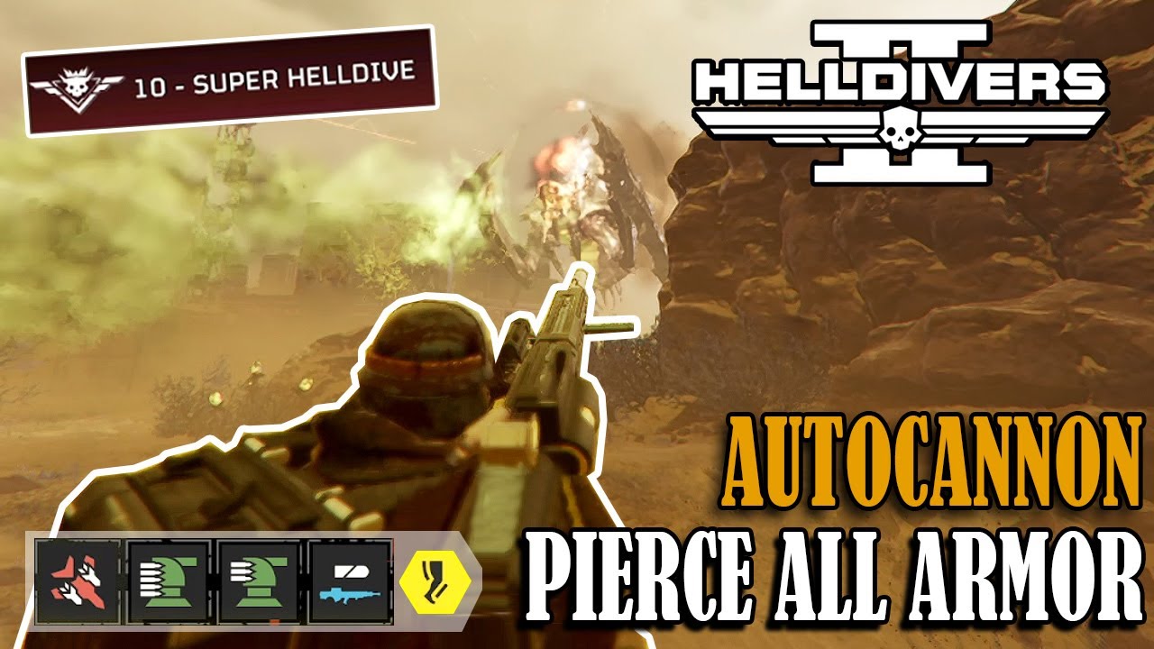 Helldivers 2 - AutoCannon OP after Update (Super Helldive Difficulty ...