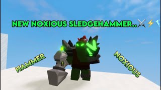 The New “Noxious Sledgehammer” IS OP..😱⚔️⚡️roblox bedwars