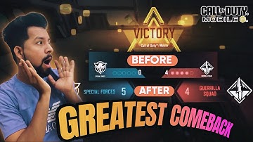 GREATEST COMEBACK IN CODM HISTORY #codm #callofduty #clutch