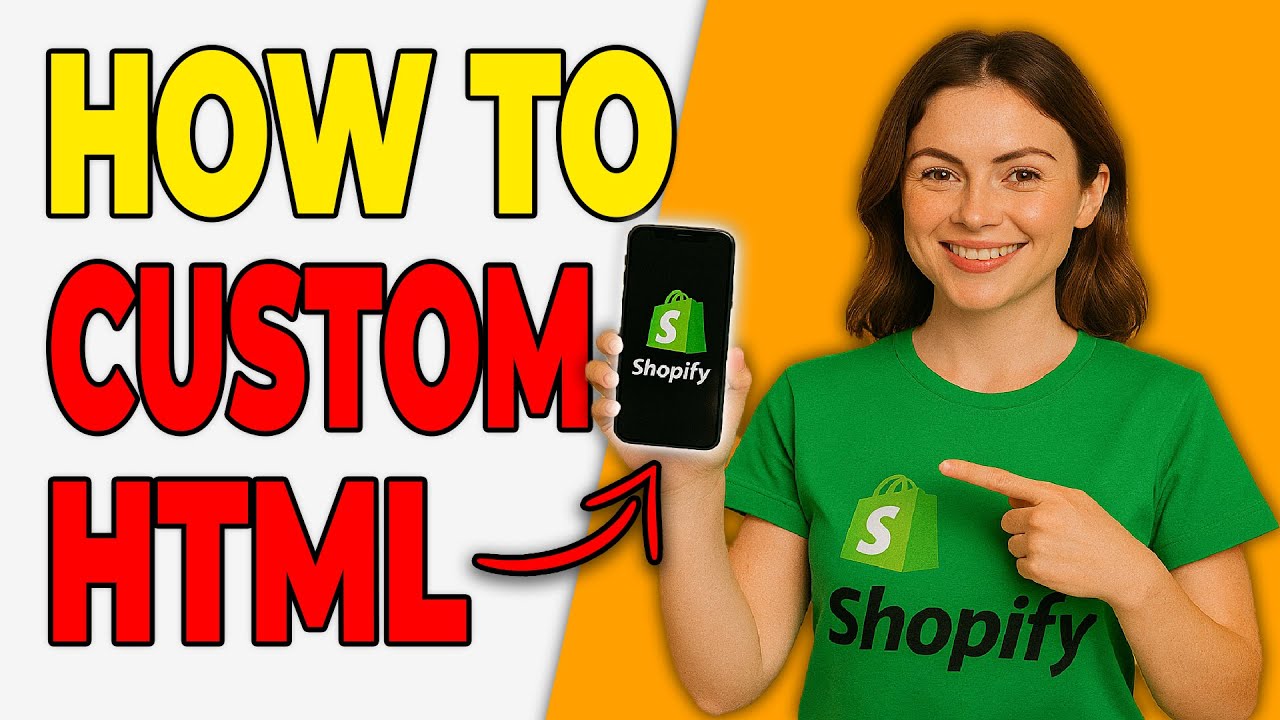 How To Add Custom HTML To Shopify Pages (Beginner Steps) - YouTube