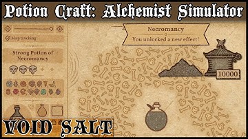 Locating Necromancy and Crafting Void Salt in Potion Craft: Alchemist Simulator | Indie Game