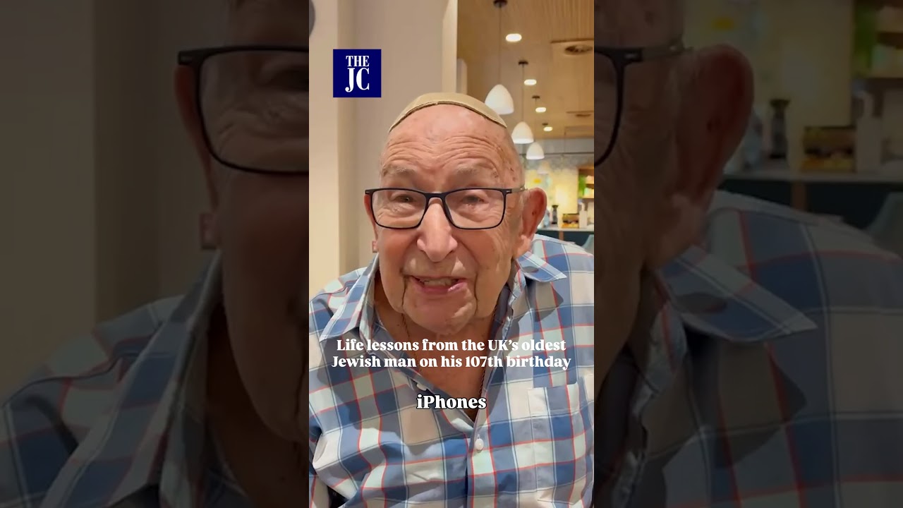 The UK’s oldest Jewish man celebrates 107 with family, friends – and some lessons for life