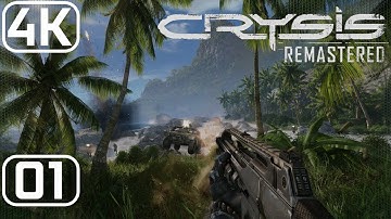 CRYSIS REMASTERED Gameplay Walkthrough Part 1 Contact [4K Can It Run Crysis?]