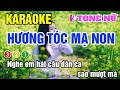 KARAOKE Hương Tóc Mạ Non | Tone Nữ | Nhạc sống Beat chuẩn bởi We Sing