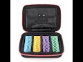 CROWN Factory Custom Hard EVA Poker Chips Game Carry Case