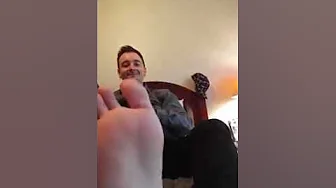 Social Shoes, Black Socks & Male Feet Soles