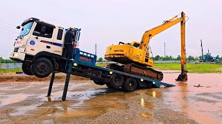 MÁY XÚC, MÁY CẨU RẦM RẬP THI CÔNG TRÊN CÔNG TRƯỜNG HỮU KHOAI TV. #excavator #mayxuc #excavatortruck