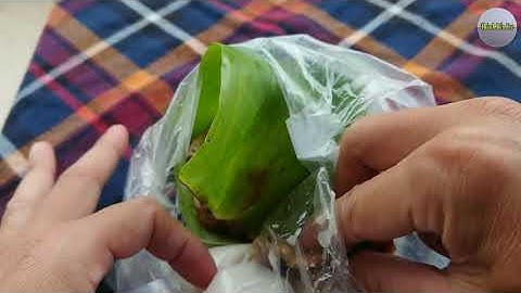 Chuối đập nước cốt dừa đặc sản Bến Tre | Chuối nướng nước cốt dừa