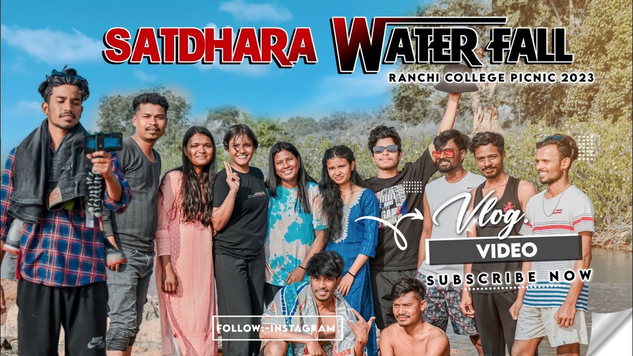 DSPMU COLLEGE satdhara picnic 2023//first vlog of 2023//full enjoyment 🤟