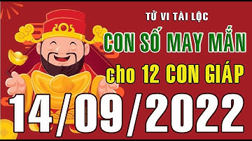 CON SỐ MAY MẮN HÀNG NGÀY (14-09-2022) CỦA 12 CON GIÁP: Số Tài lộc, Giàu có & Thịnh Vượng,