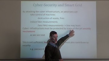 EPFL Smart Grids Technologies course 2016-2017 - Security, Part 1