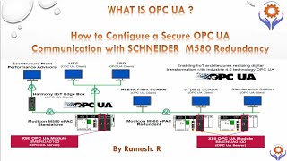 How to Configure a OPC UA Communication with Schneider M580 PLC | Unity Pro - Part 4  #schneider