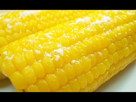 Варёная кукуруза за 5 минут  Кукуруза в микроволновке