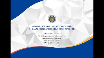 Delivery of the Last Batch of the 110, 620 Automated Counting Machine