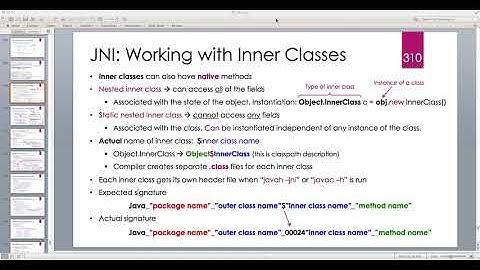 Java Native Interface (JNI) in depth -- Part 35: Generating Header files for Nested Inner Classes