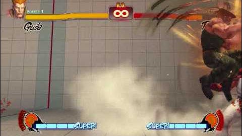 SF4 Guile Dash to Ultra