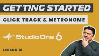 How To Use The Click Track & Metronome In Studio One 6 - Lesson 10 screenshot 3