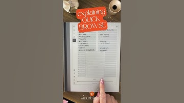 Explaining QUICK BROWSE on the reMarkable #remarkable2 #navigationbar