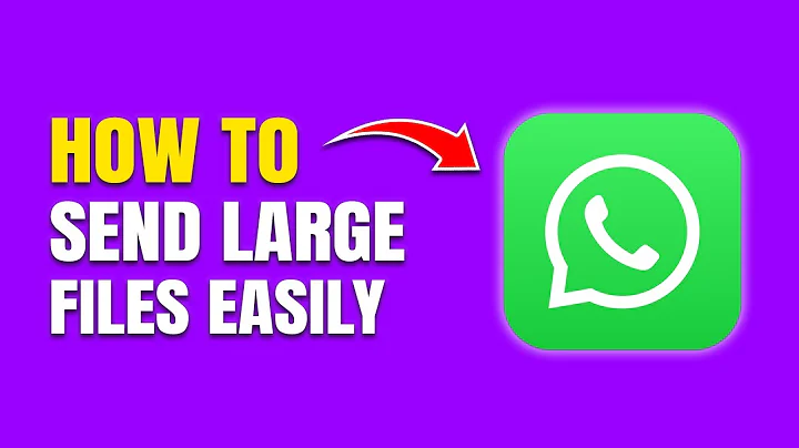 How To Send Large Files on WhatsApp (PC & Laptop) – Easy Method