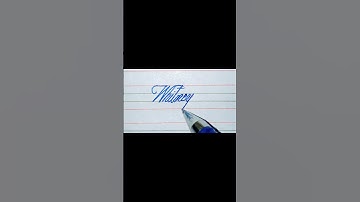 Whitney write ✍️ in beautiful cursive style #calligraphy #handwriting