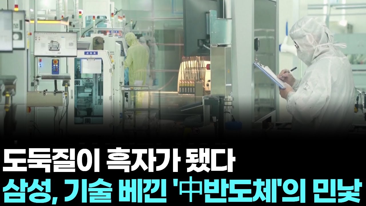 도둑질이 흑자가 됐다…삼성, 기술 베낀 '中반도체'의 민낯