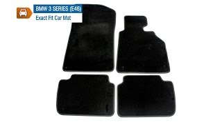 Luxury Tailored Car Mat Set: BMW 3 Series E46