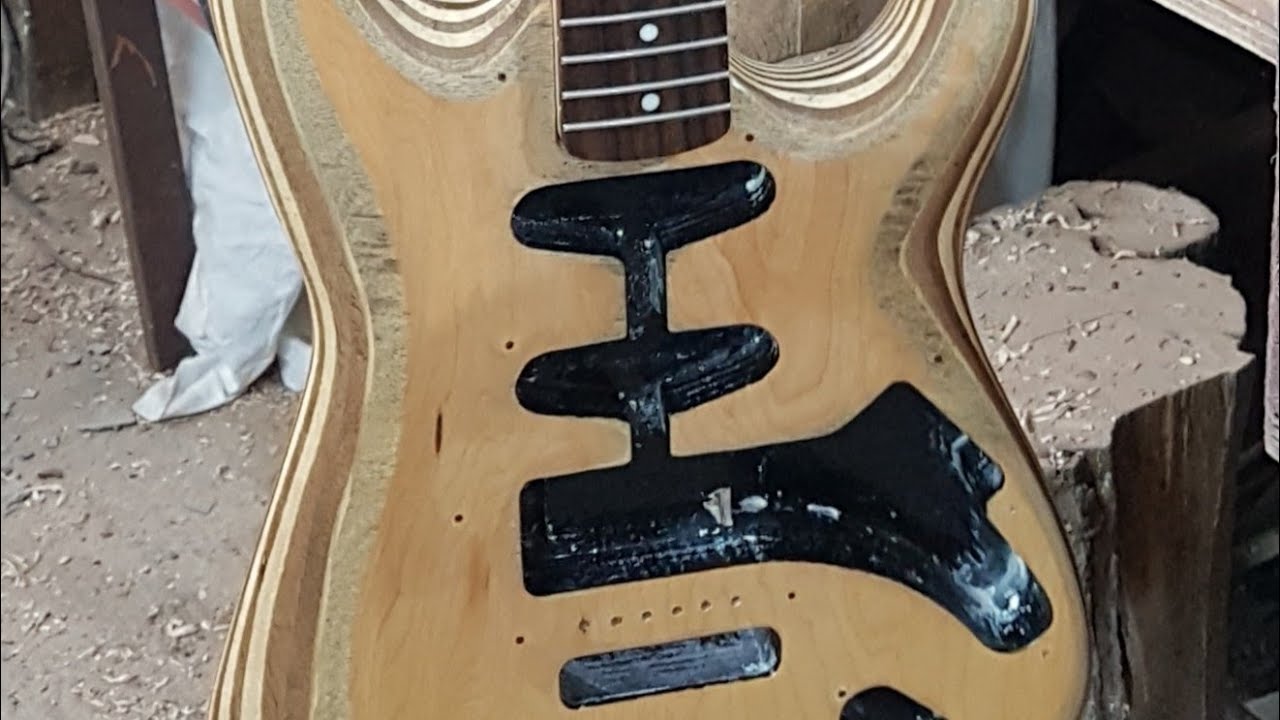 Dan's Guitar (part 1) A Complete Rebuild YouTube