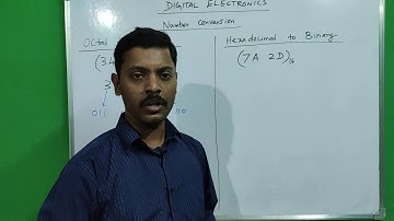 Octal to Binary and hexadecimal to Binary in tamil