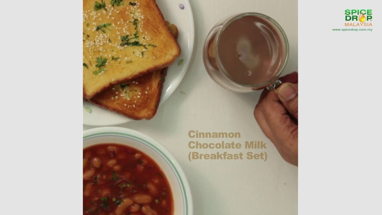 CINNAMON CHOCOLATE MILK (BREAKFAST SET) - SPICE DROP