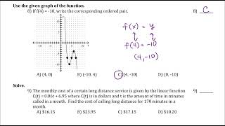 Practice Test 3 Contemporary Math Video Solutions