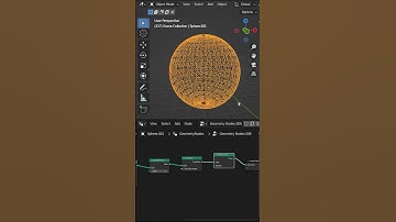 New Amazing Geometry Nodes Blender Tutorial #blendertutorial  #shorts