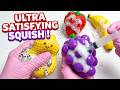 FOODS 🍇🍓🍌🥜🍉 SQUISHY ASMR Satisfying