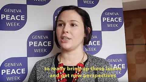 Geneva Peace Week interview with IPI's Lesley Conn...