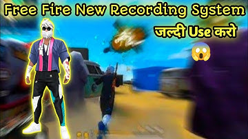 FREE FIRE Replay System II 😱 - - Garena Free Fire 🔥❤️