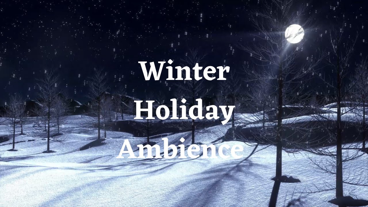 Relaxing Ambience - Cozy Winter Sounds - YouTube