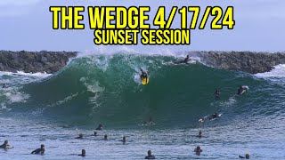 The Wedge April 17th 2024 Sunset Session RAW Video